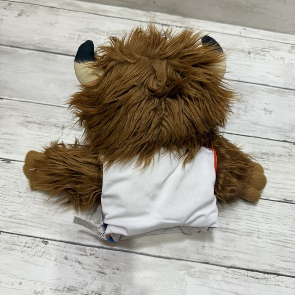 OKC Thunder NBA Rumble Bison Mascot Hand Puppet Basketball Bleacher Creature Toy - Picture 5 of 6